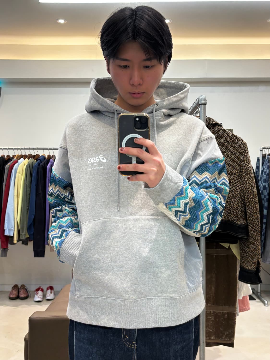 아식스 앤더슨벨 콘트라스트 후드 상품이미지5