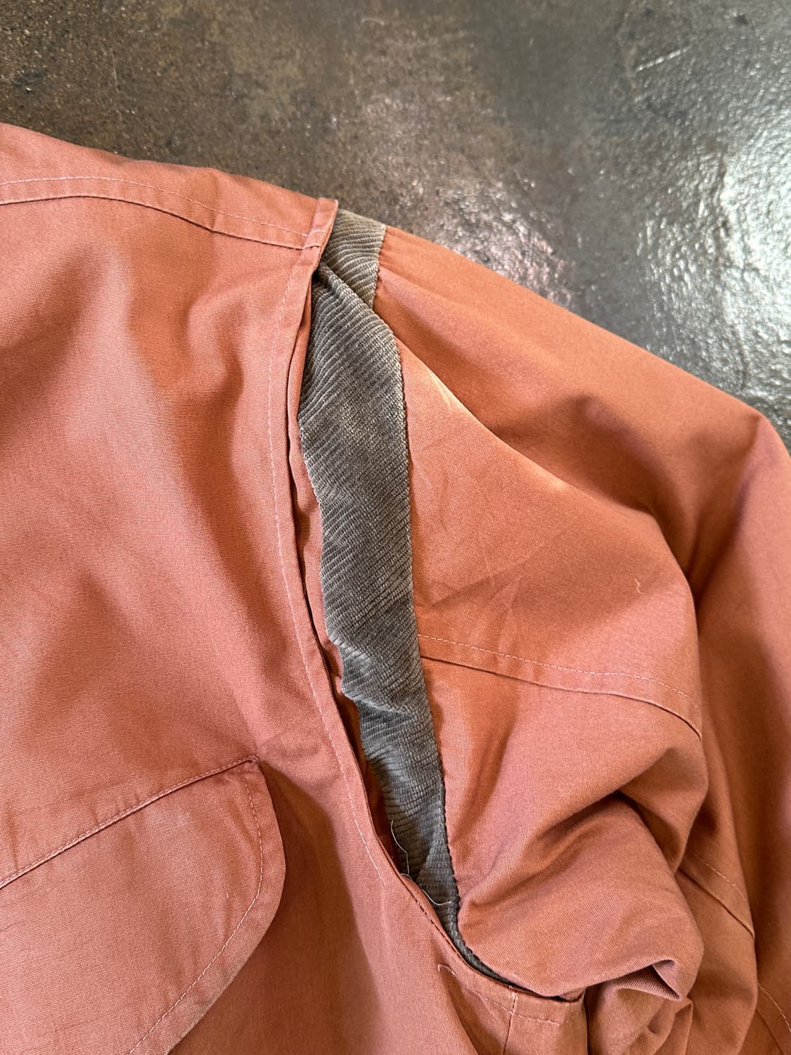 80s/90s Henry Grethel 코듀로이 숄더 블라우스 자켓 M 상품이미지5