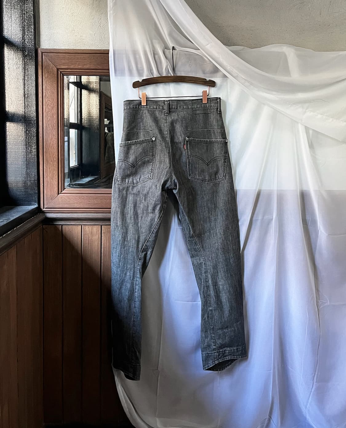 LEVI'S engineered regular black jeans 상품이미지8