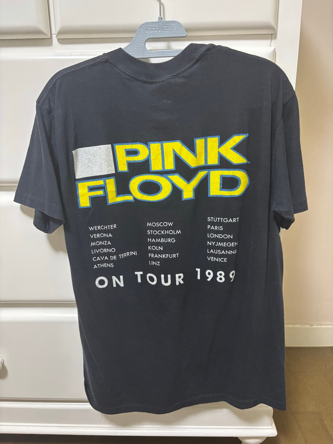 80s og 핑크플로이드 유럽 투어 밴드티 상품이미지2