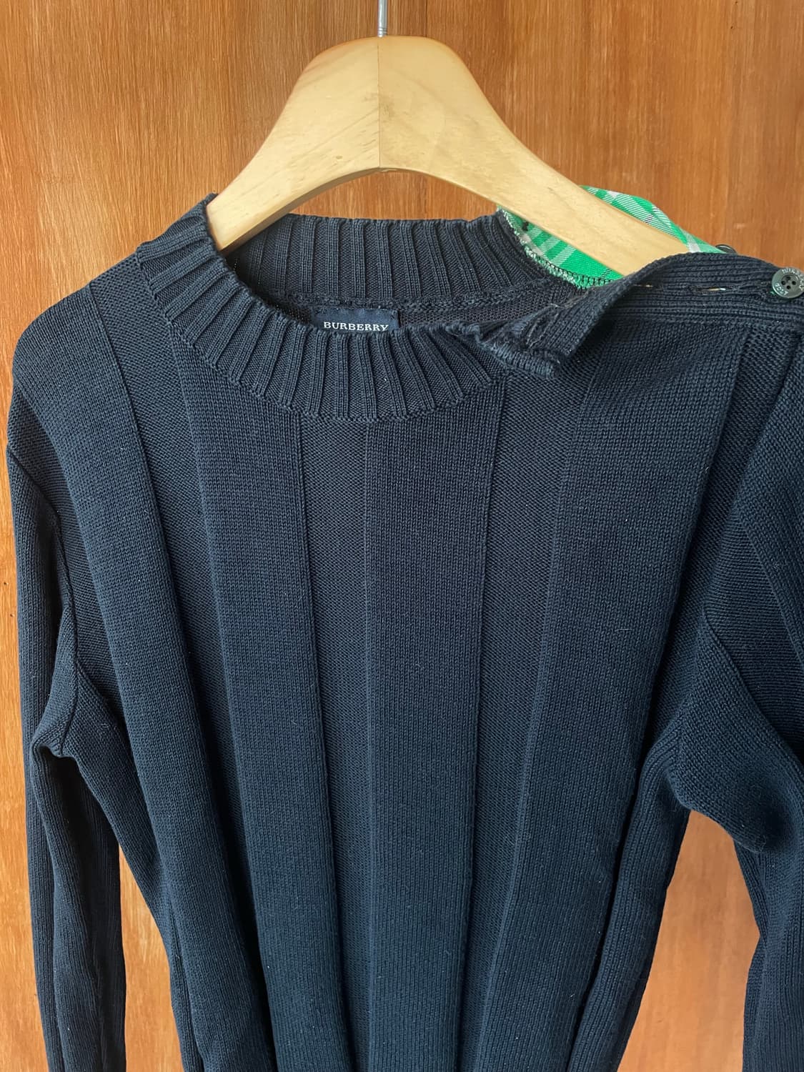 Burberry golf navy knit 상품이미지4