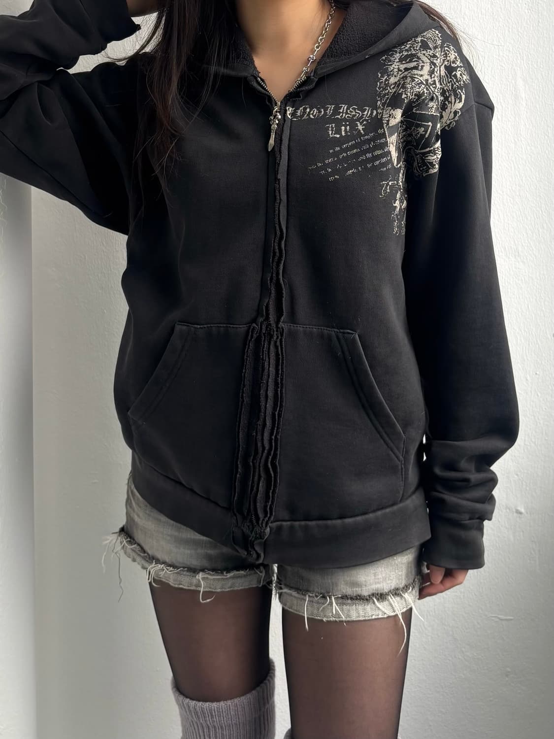 Vintage Graphic Hood Zip-Up 상품이미지6