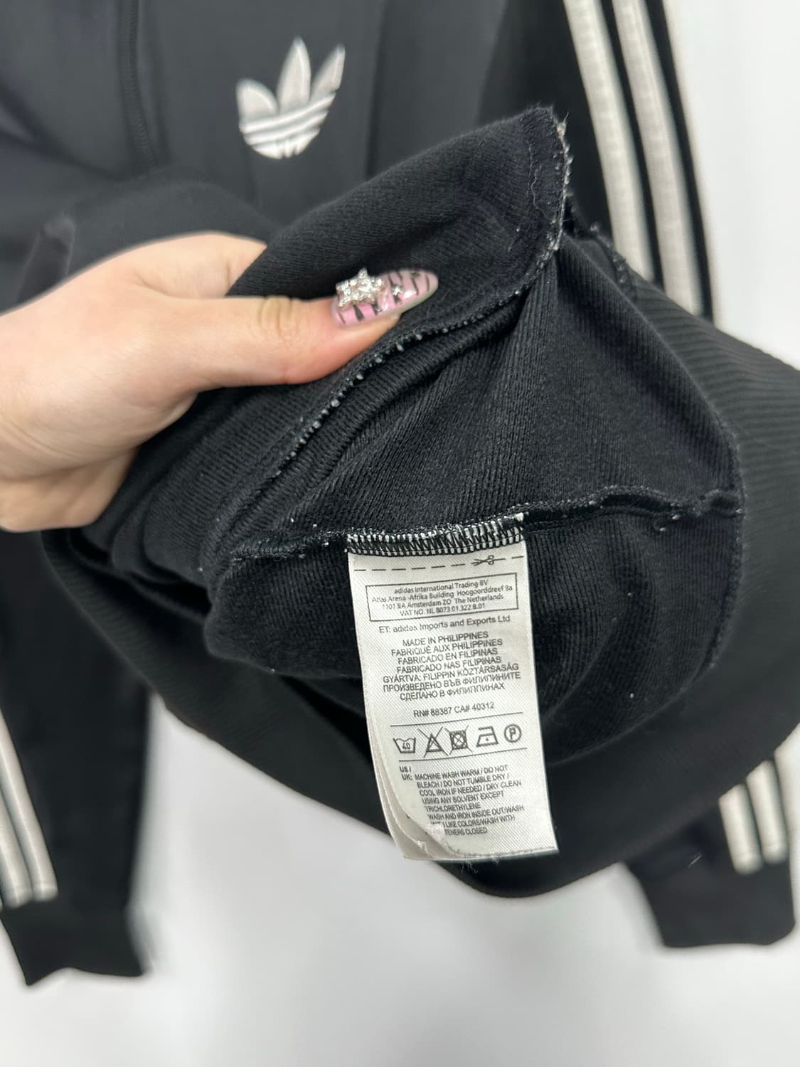 아디다스 구파이어버드 블랙 져지 트랙탑 상품이미지3