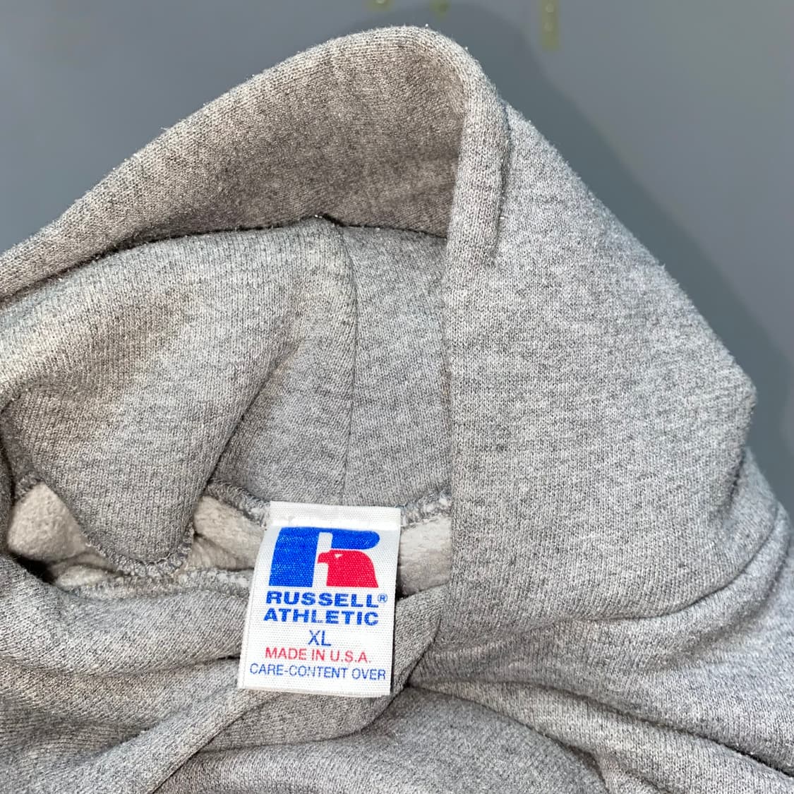 90년대 미제 러셀 에슬레틱 후디 그레이  상품이미지3