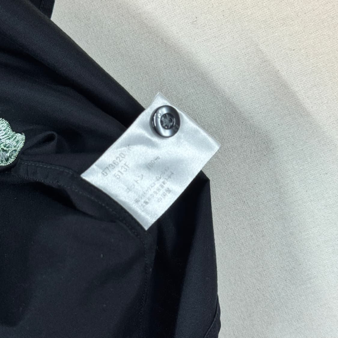 L) 폴스미스 플라워 자수 블랙 셔츠 상품이미지8