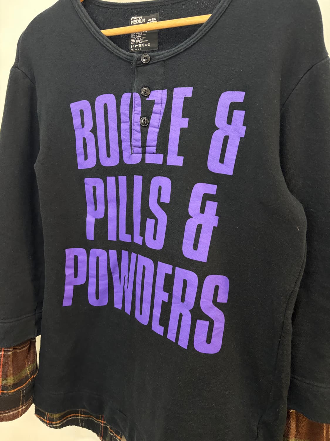 PPFM 체크 셔츠 레이어드 긴팔티셔츠 맨투맨 상품이미지6