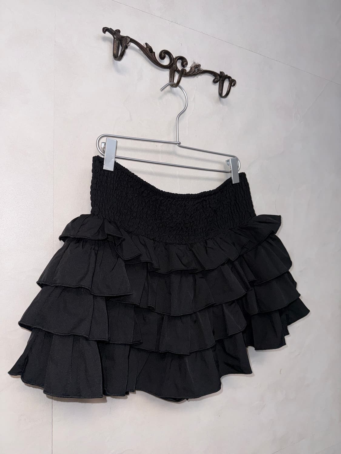 Romwe black cancan banding skirt 상품이미지2