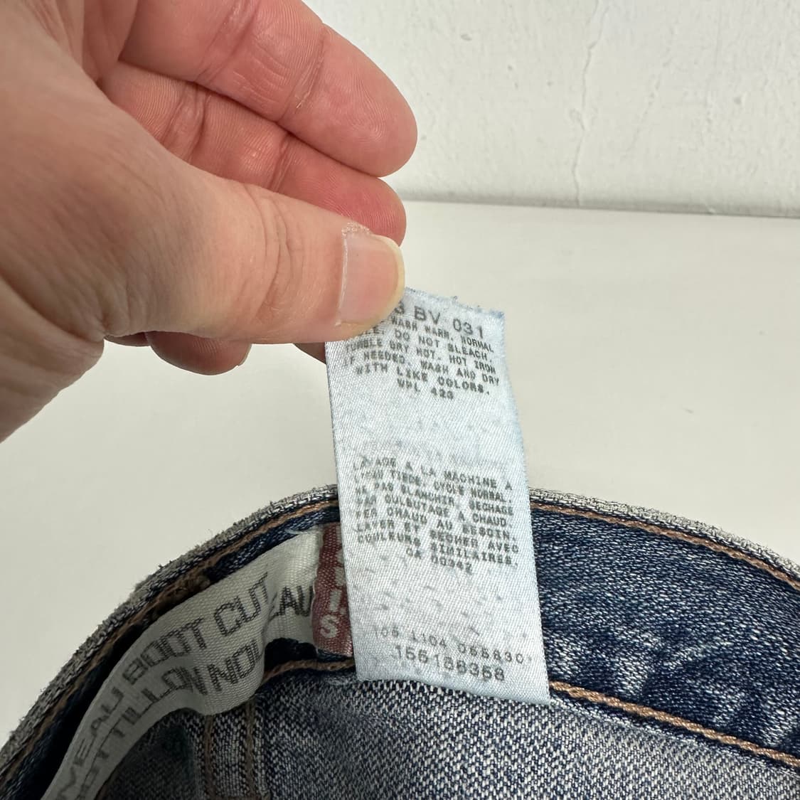 32-33 리바이스 연청 부츠컷 플레어진 상품이미지4