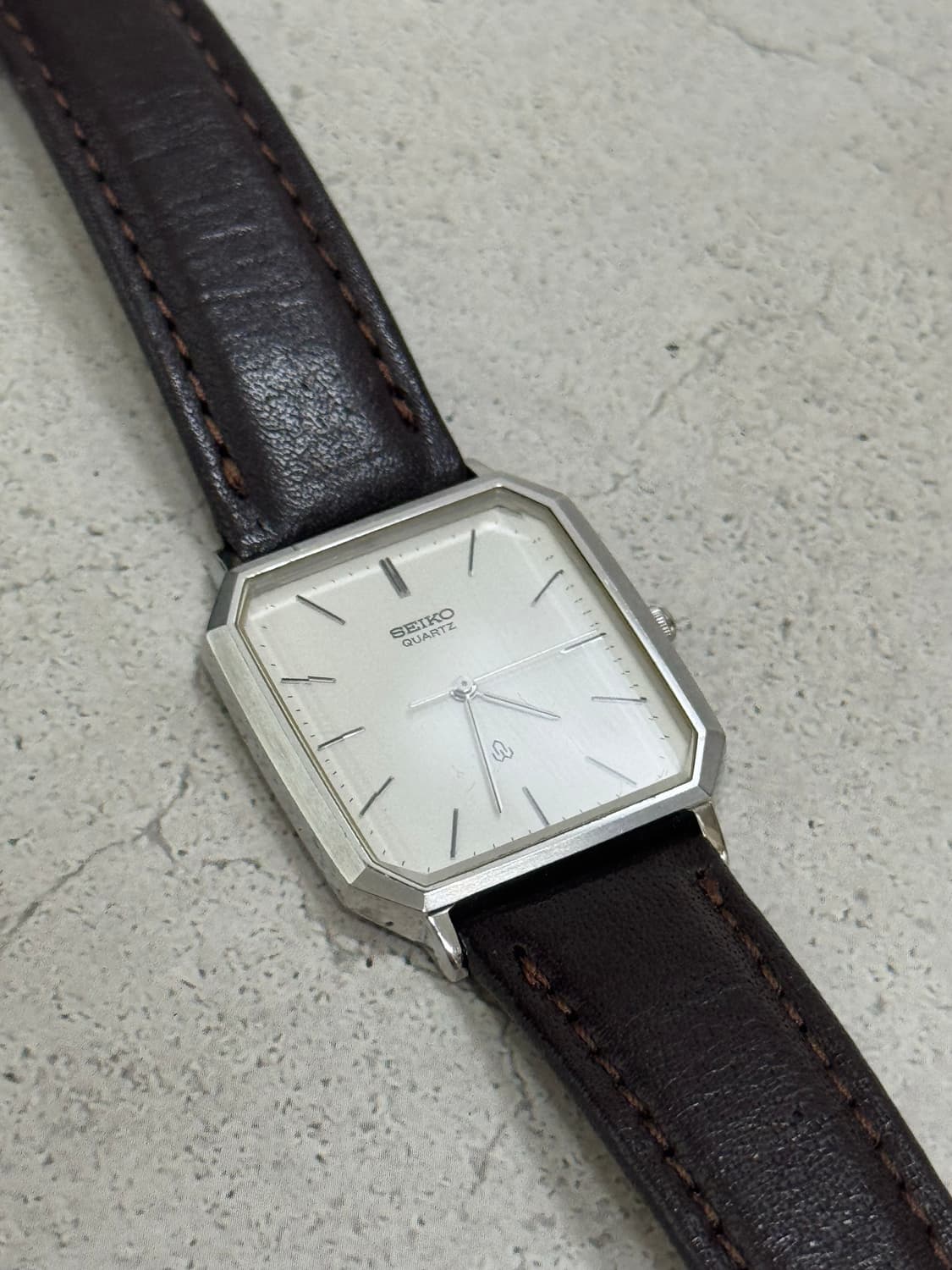 80s 빈티지 세이코 탱크 쿼츠 상품이미지4