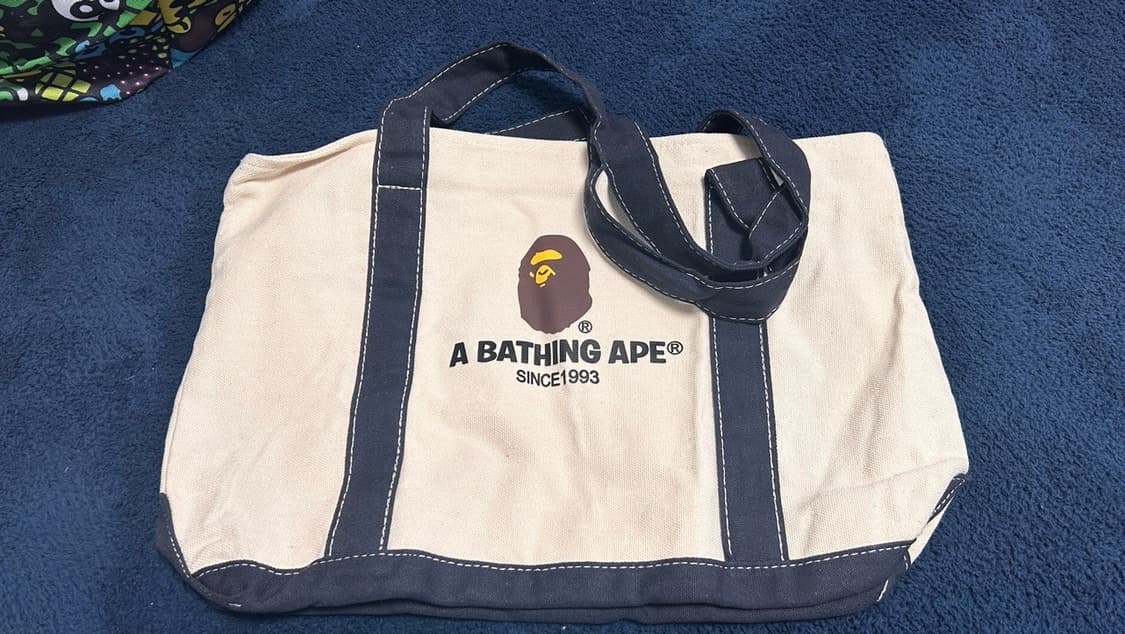 베이프 잡지부록 오리지날 캔버스 백 상품이미지1