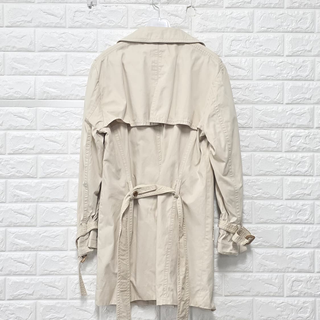 솔리드옴므 우영미 베이지 트렌치 코트 M 상품이미지4