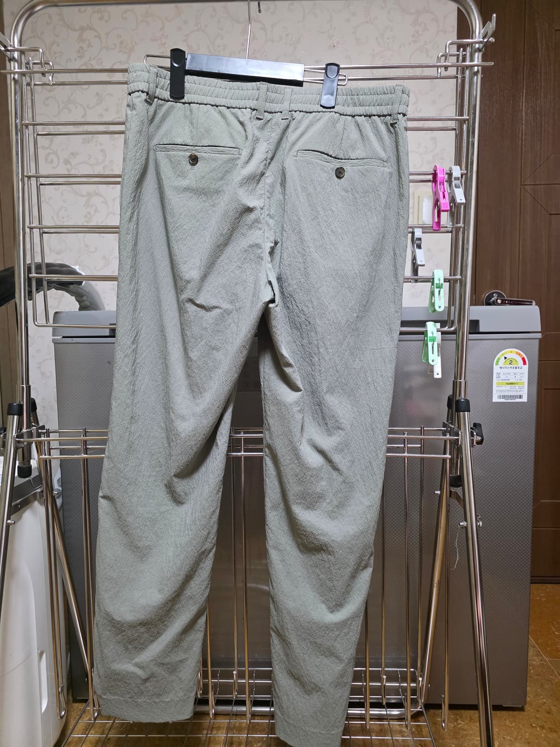 타임옴므 23ss 시어서커 크링클 팬츠 상품이미지2