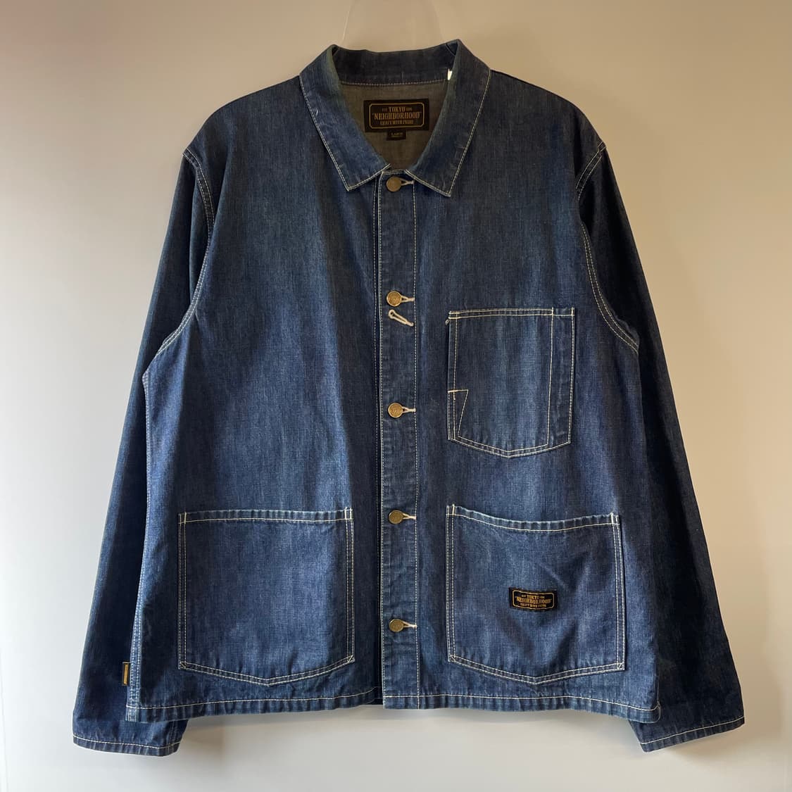 17s 네이버후드 데님 커버올 자켓 상품이미지1