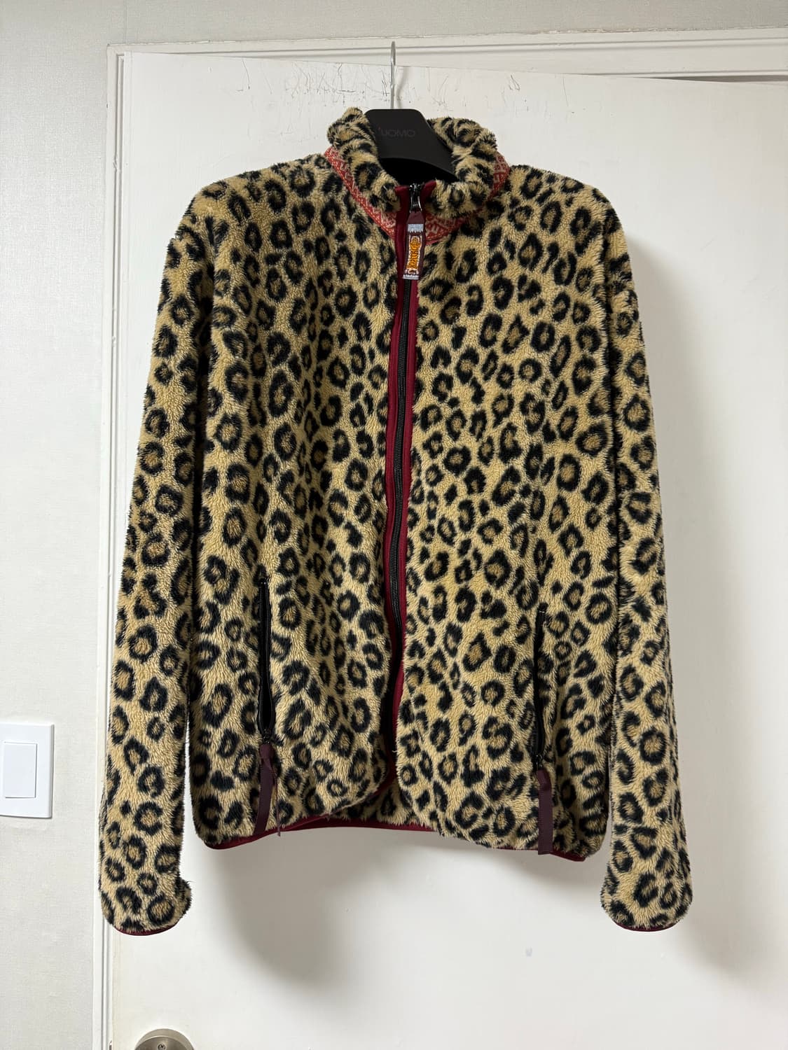 Kapital 레오파드 패턴 플리스 집업 블루종 상품이미지3