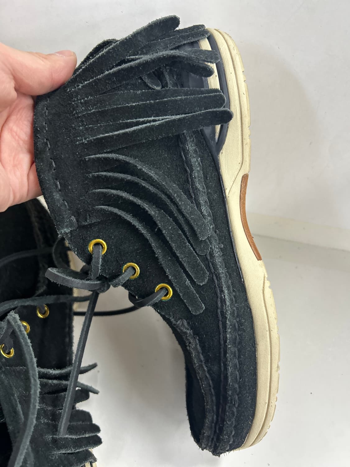 VISVIM 비즈빔 블랙 스웨이드 보야져 목 샤먼포크  9 상품이미지9