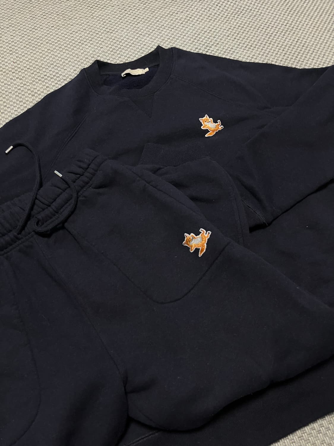 메종키츠네 셋업 맨투맨 조거팬츠 트레이닝 상품이미지3