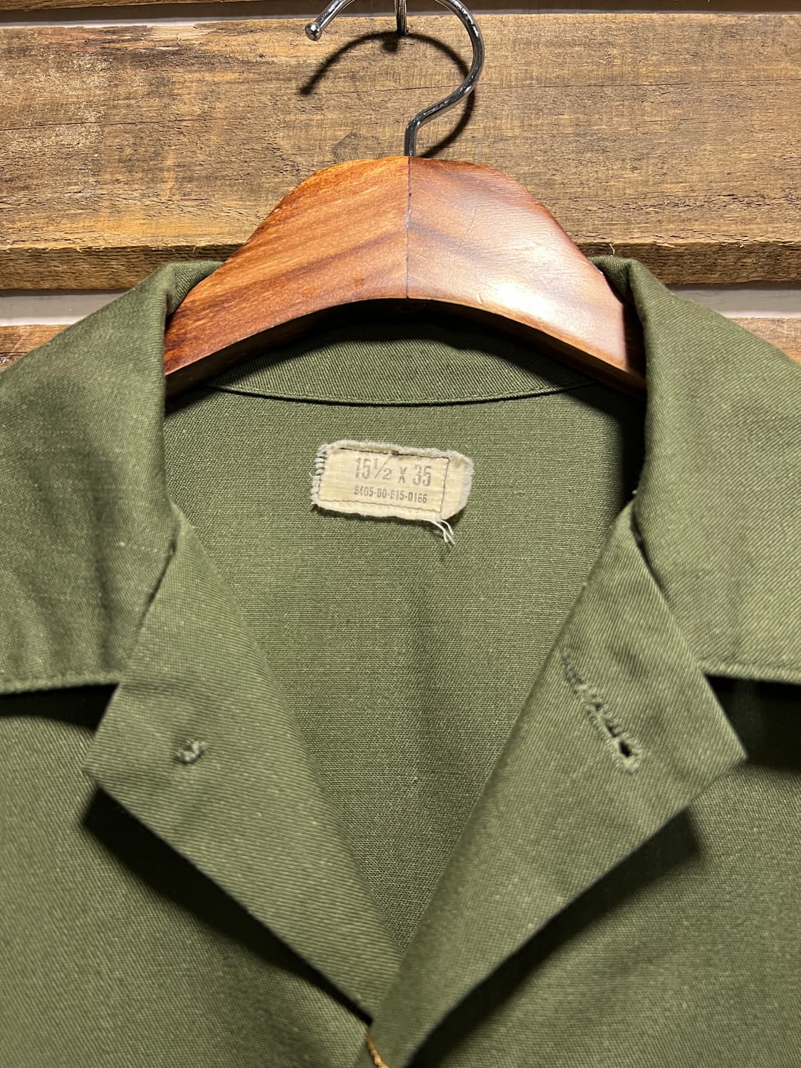 [L]70's 오리지널 U.S ARMY 미군 OG-507 밀리터리 셔츠 상품이미지2