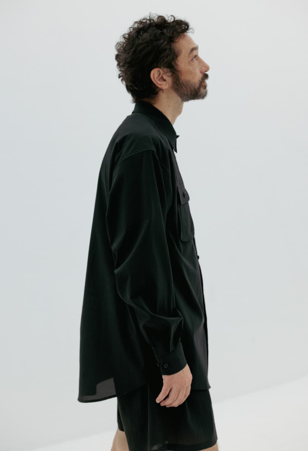 [2] 오토매틱포더피플 엔지니어 3포켓 셔츠 블랙 상품이미지9