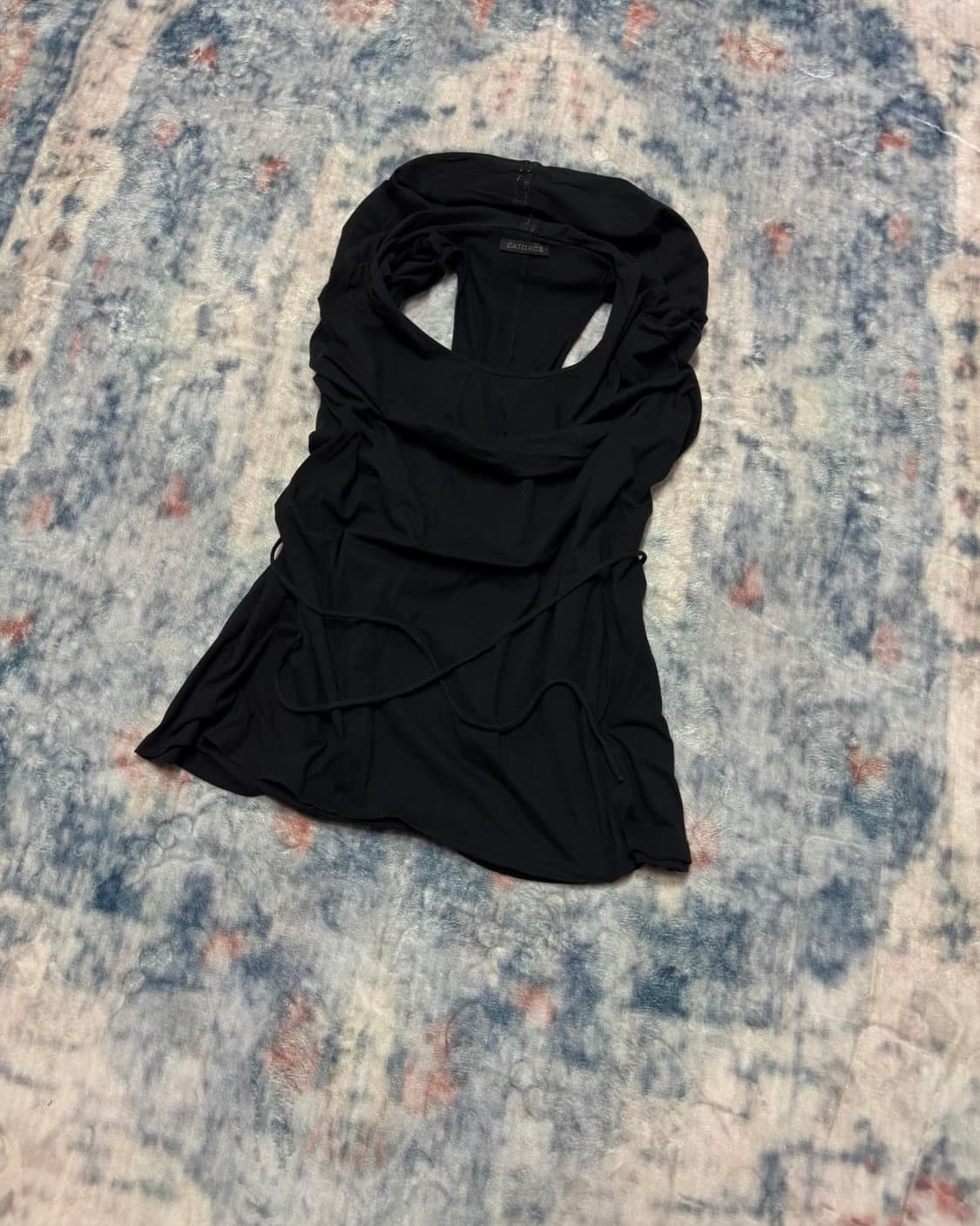 Avantgarde Drape string Sleeveless 상품이미지2
