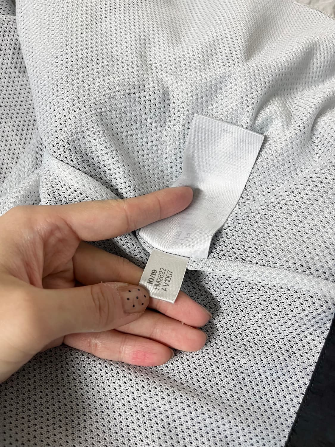 M) 아디다스 크롭 바람막이 자켓 블랙 상품이미지8