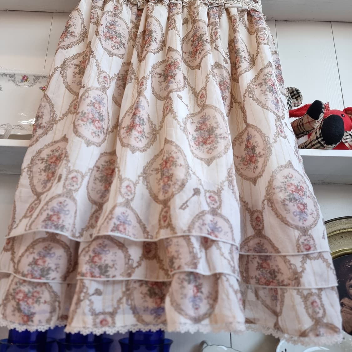 axes femme(악세즈팜) 로코코 플로럴 레이스 원피스 상품이미지3