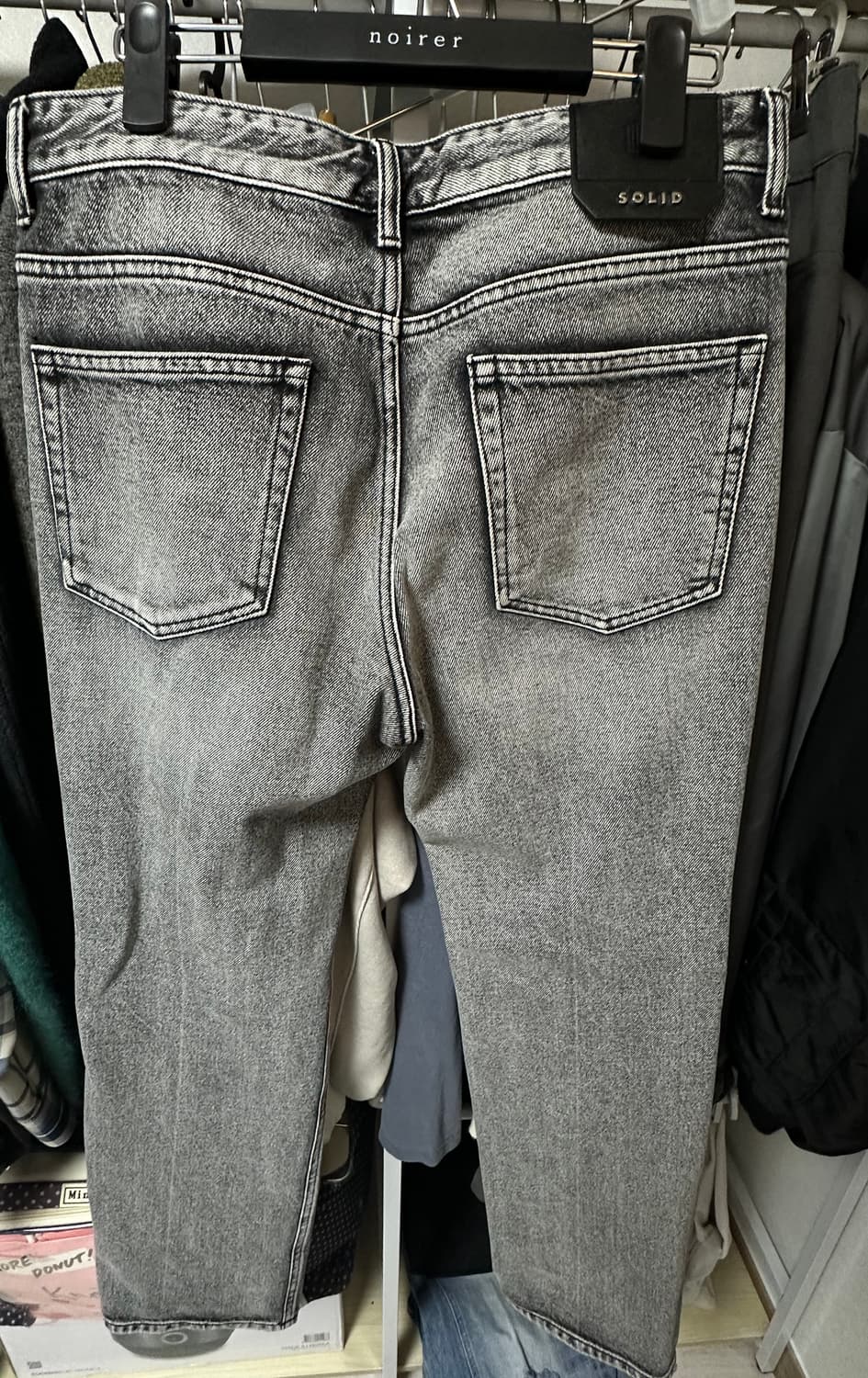 21fw 솔리드옴므 스트레이트 그레이 데님 48 상품이미지2