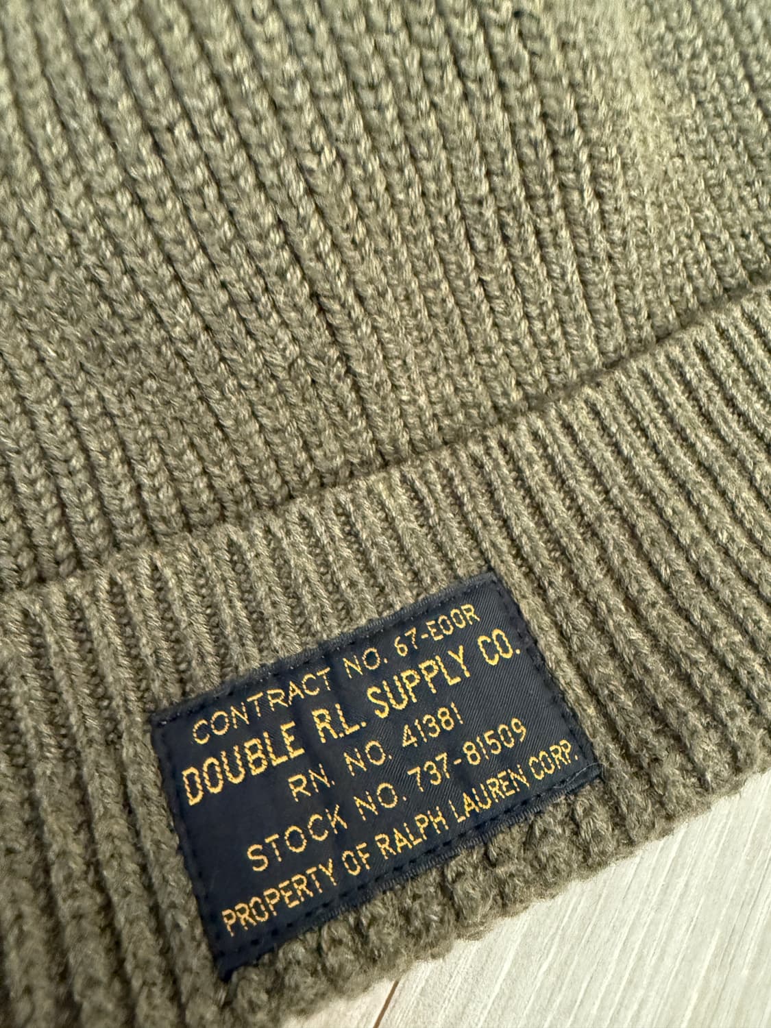 rrl 더블알엘 코튼 워치 캡 상품이미지4