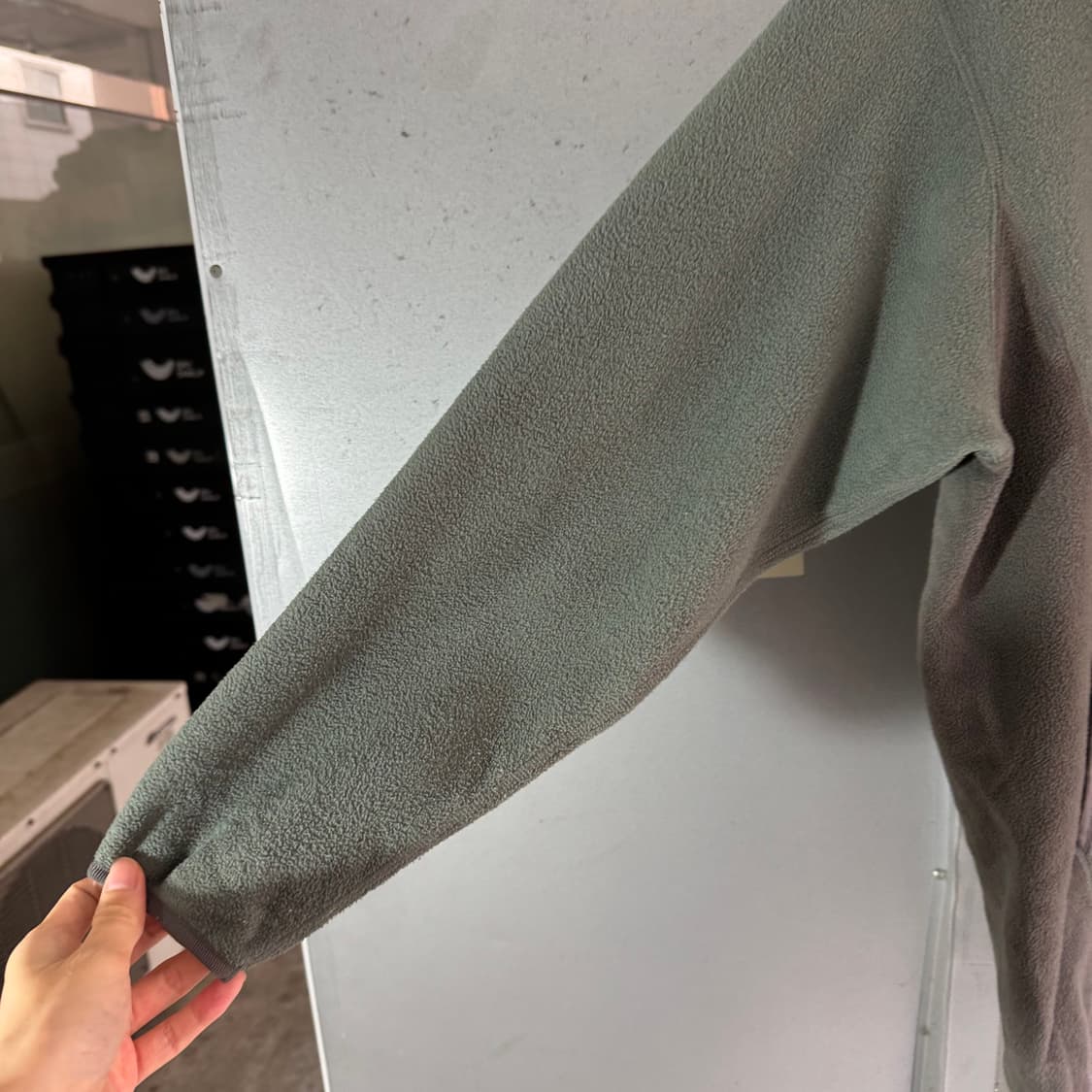 GU JPN 배색 플리스 후드티 상품이미지6