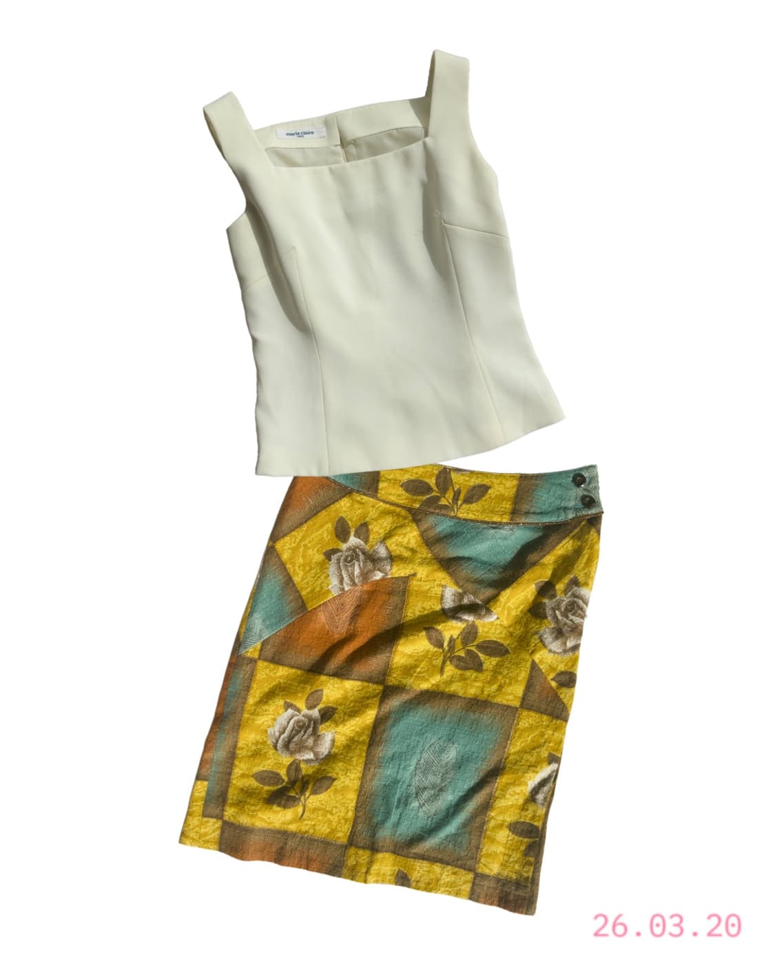 Antique Rose Skirt 앤틱 장미 스커트 상품이미지3