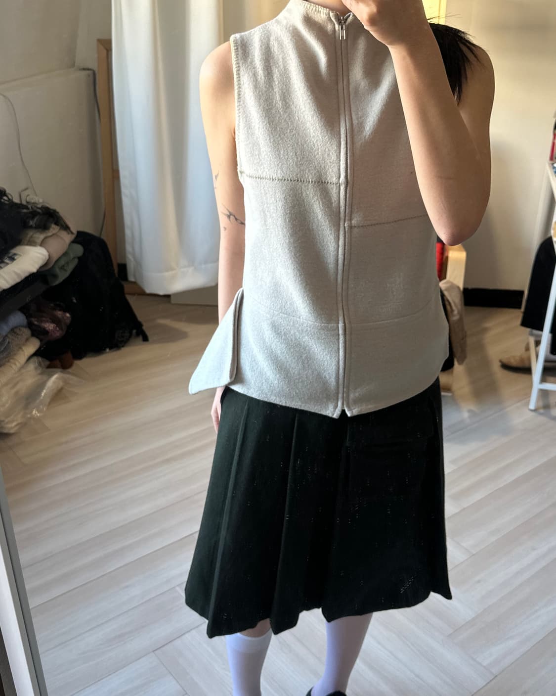 [KEIKO KISHI] wool unbalance sleeveless 상품이미지9