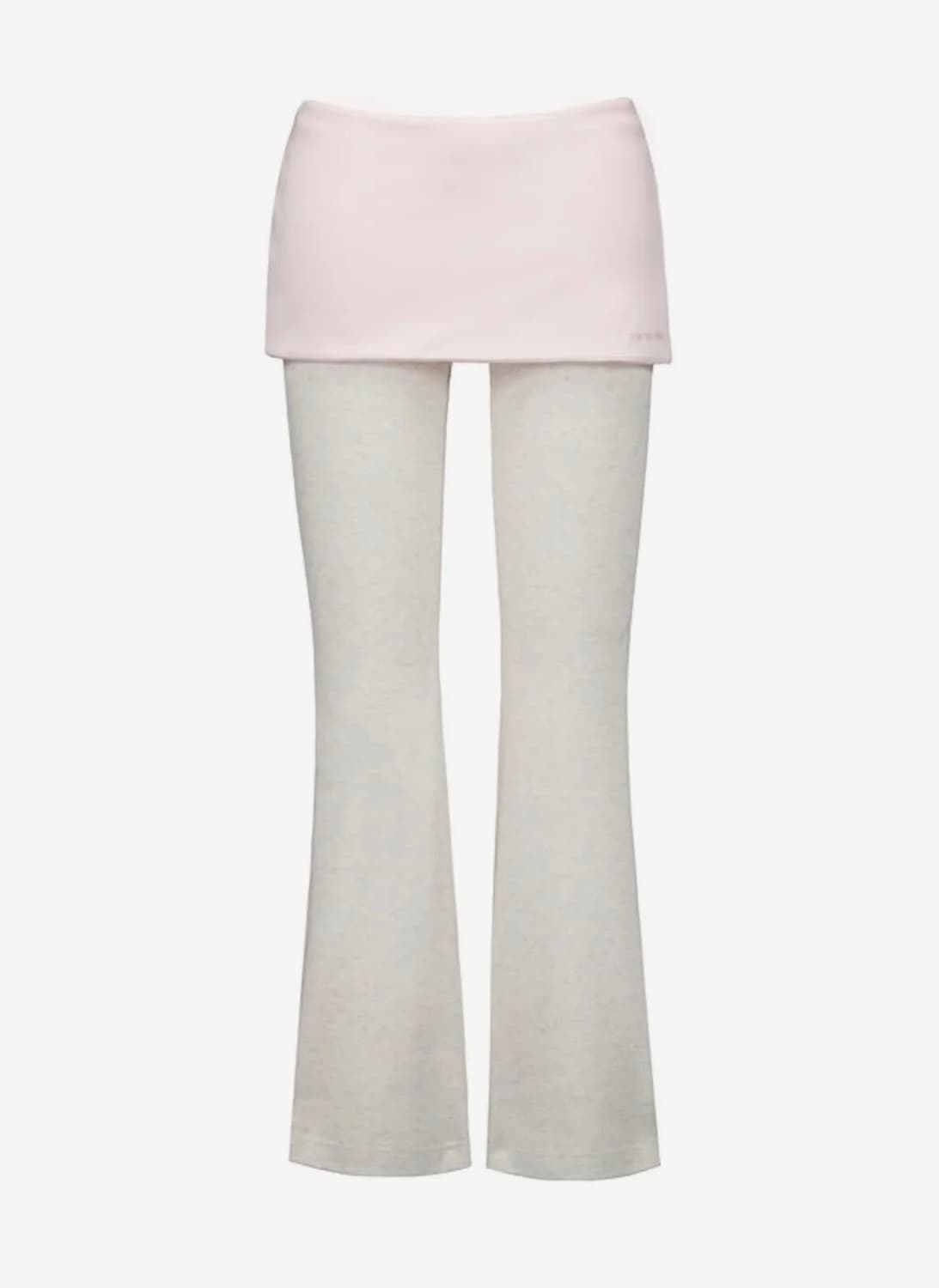 Folding skirt pants (pink-cream) 상품이미지1