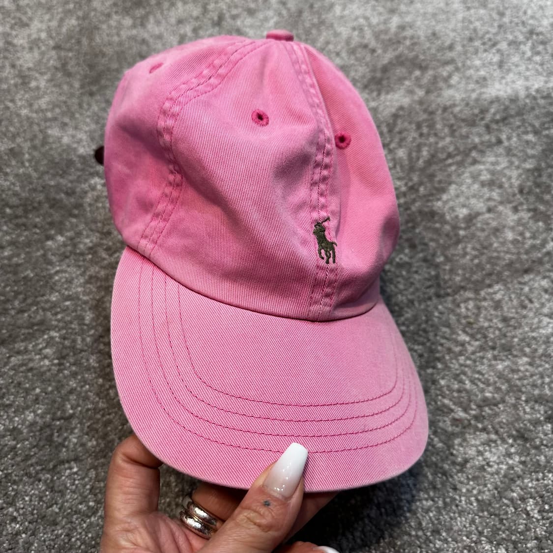 폴로 핑크 볼캡F 상품이미지5