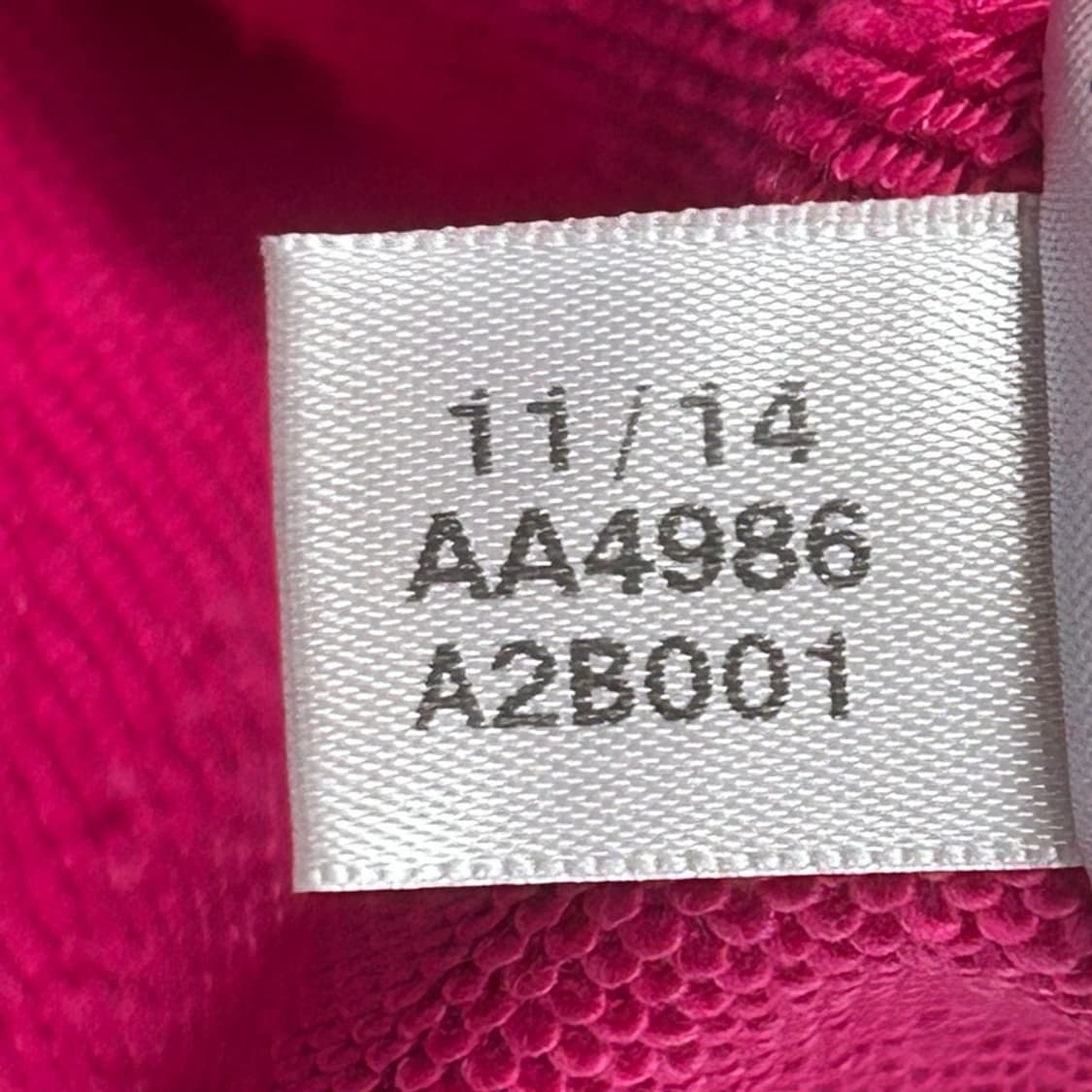 아디다스 파이어버드 후드티 핑크 UK 8 상품이미지5