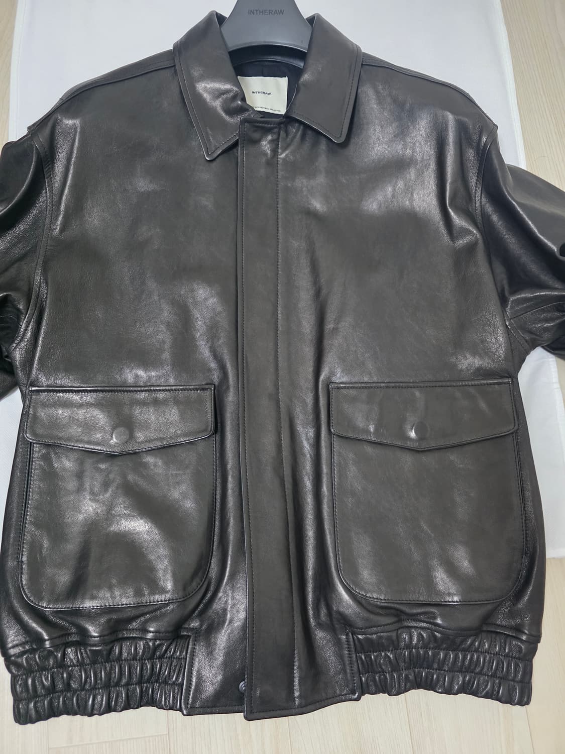 [3] 인더로우 A2 레더 자켓 블랙 상품이미지3