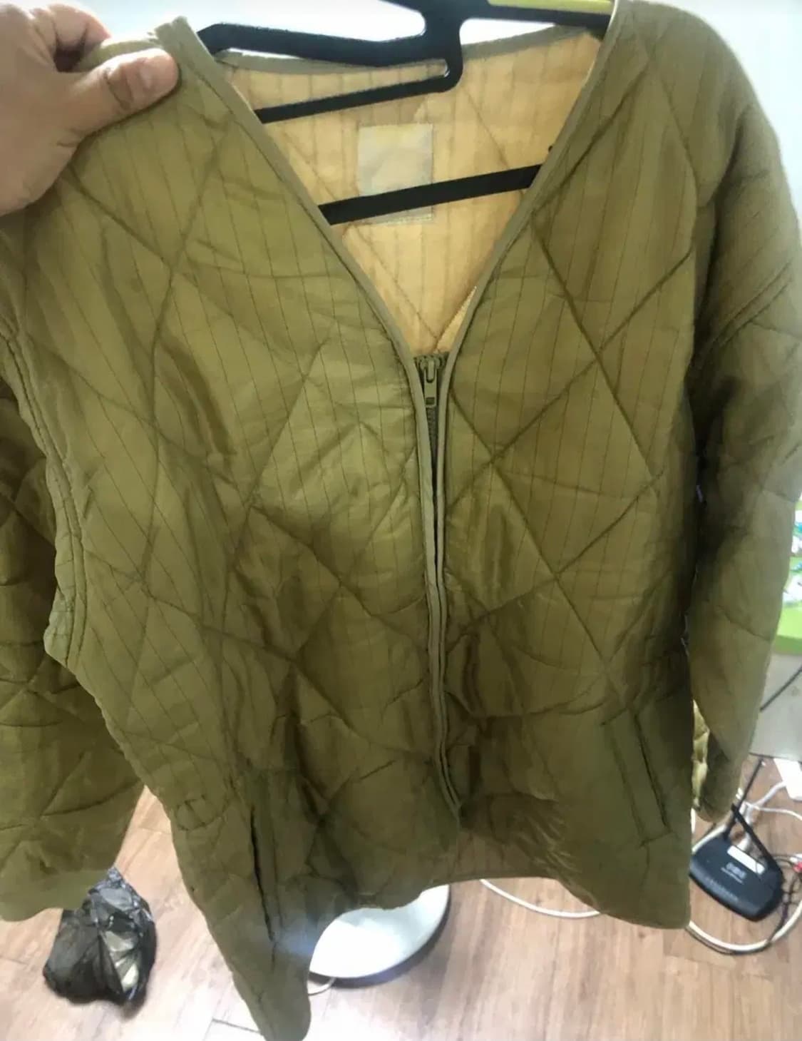 군용 구형 노란 깔깔이m 95-100 상품이미지1