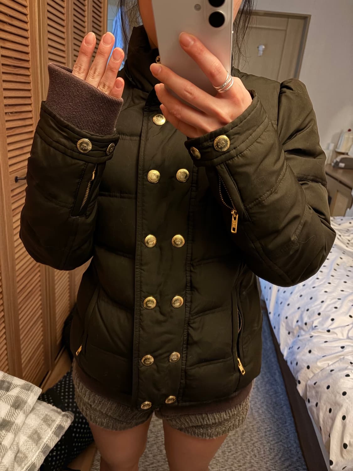 쥬시꾸뛰르 패딩 나폴레옹 자켓  상품이미지2