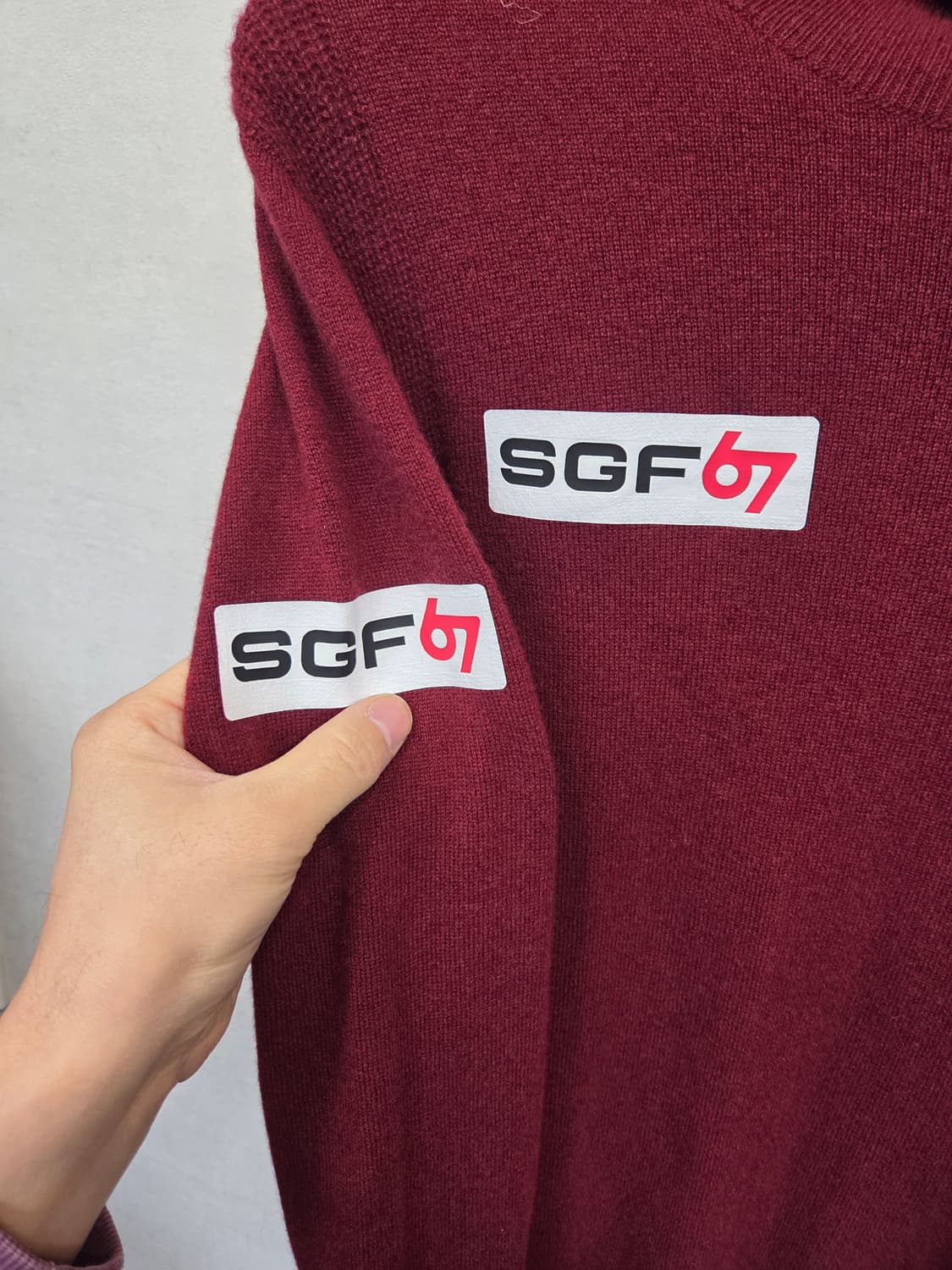 슈페리어 sgf67 골프 울 니트 목폴라 티 100 상품이미지3