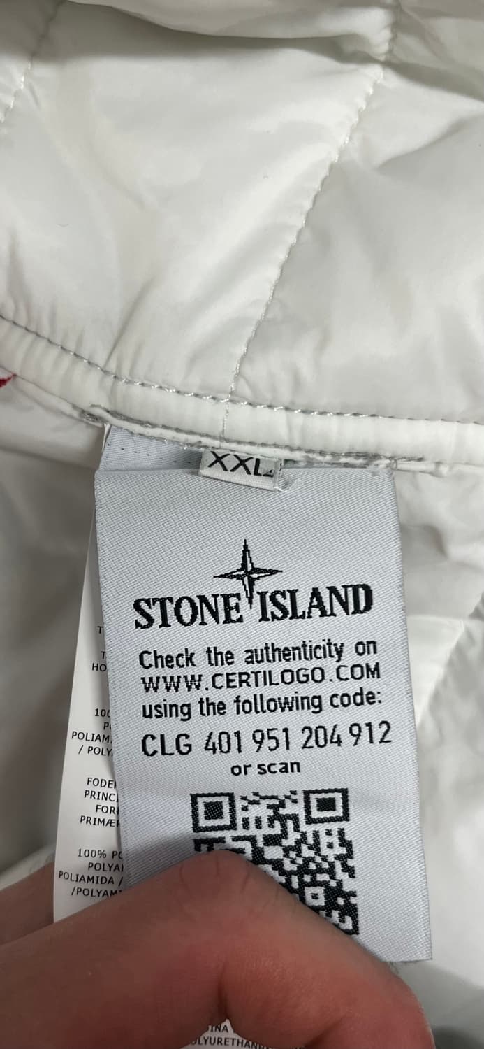 [XXL] 정품 스톤아일랜드 22FW 나일론 메탈 프리마로프트 자켓 상품이미지5