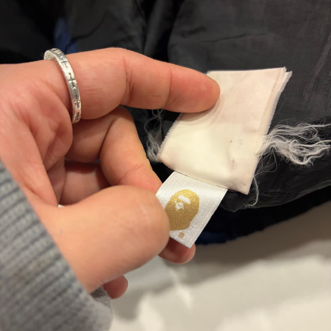 [XL] 베이프 A Bathing Ape 블루 카모 트랙 자켓 B403 상품이미지10