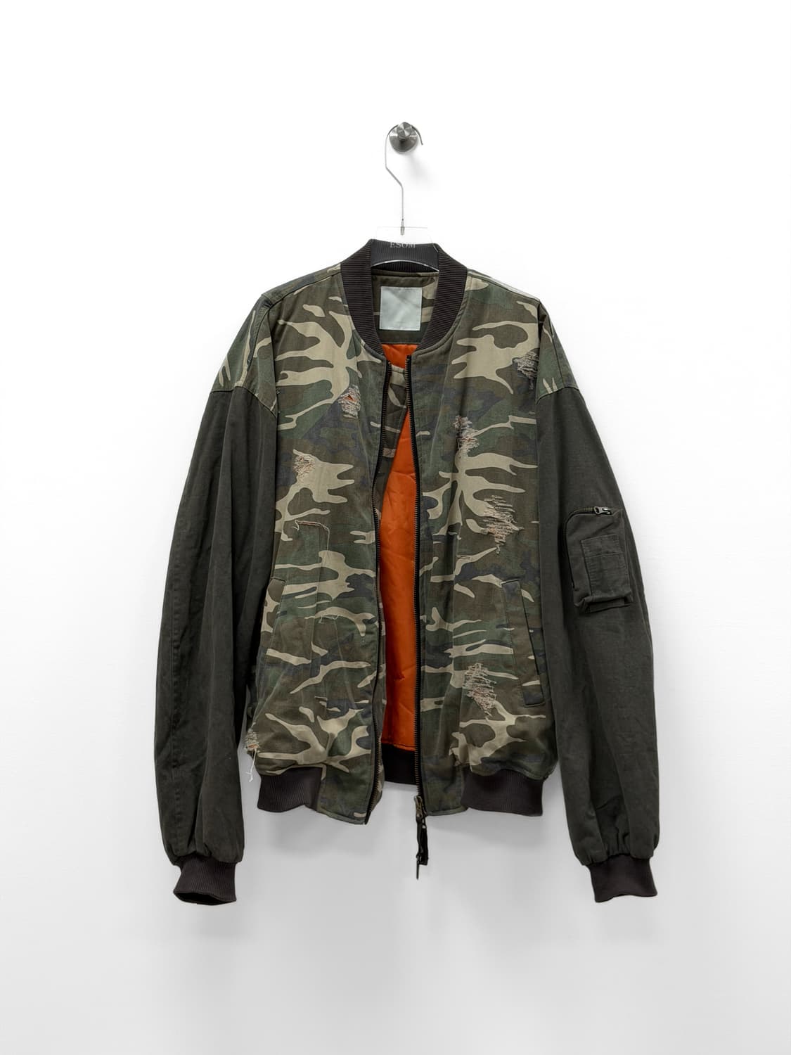 언더마이카 베텍 카모플라주 봄버 자켓 상품이미지5