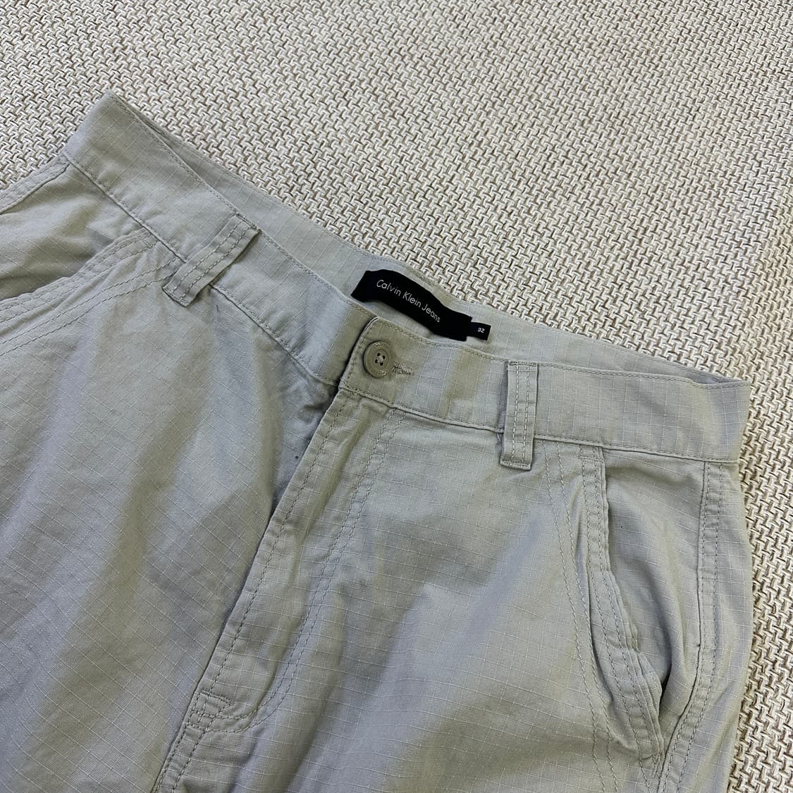 32 캘빈클라인진 와이드 카펜터 카고  0331D 상품이미지2