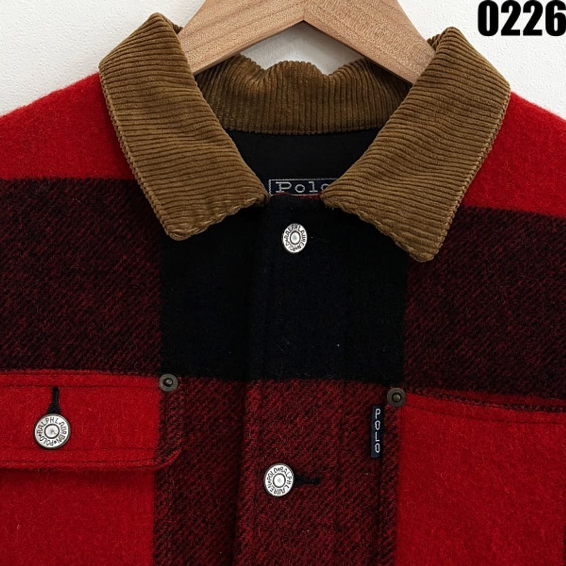 폴로 랄프로렌 버팔로 체크 퀼팅 자켓 M 0226 상품이미지3