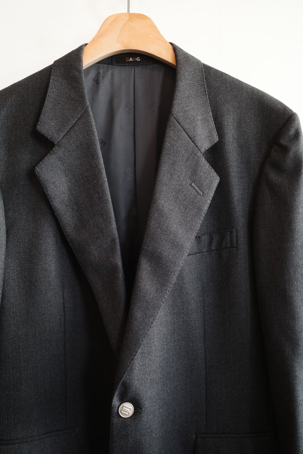 DAKS 닥스 은장 울 싱글자켓 (챠콜그레이) 상품이미지2