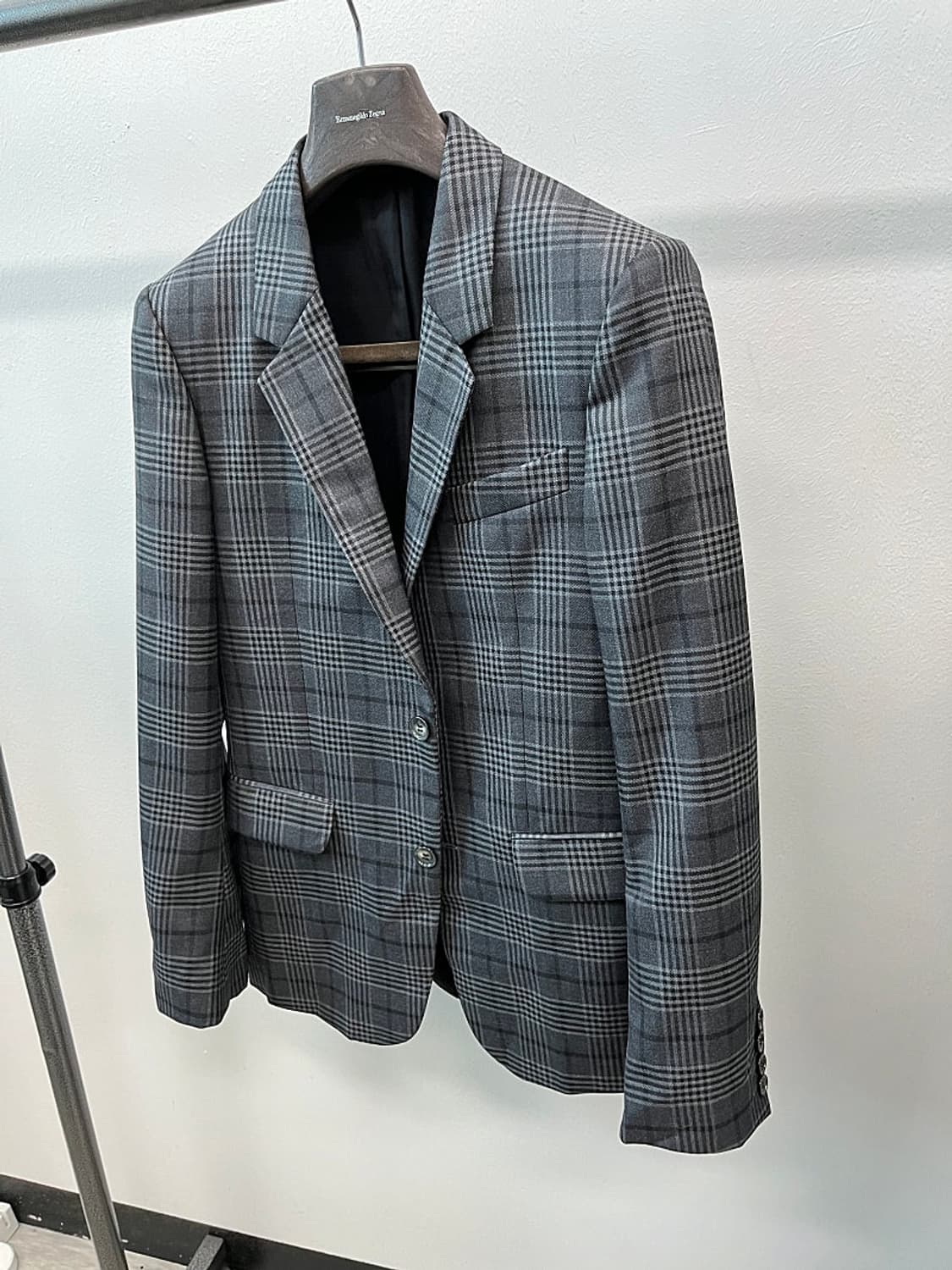 95) 알렉산더맥퀸 그레이 체크자켓  상품이미지1