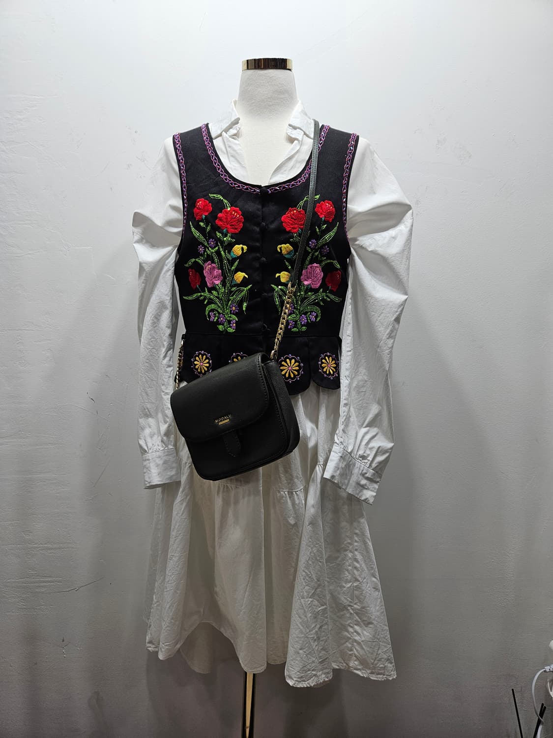 모달루 가죽 미니 크로스백 상품이미지3