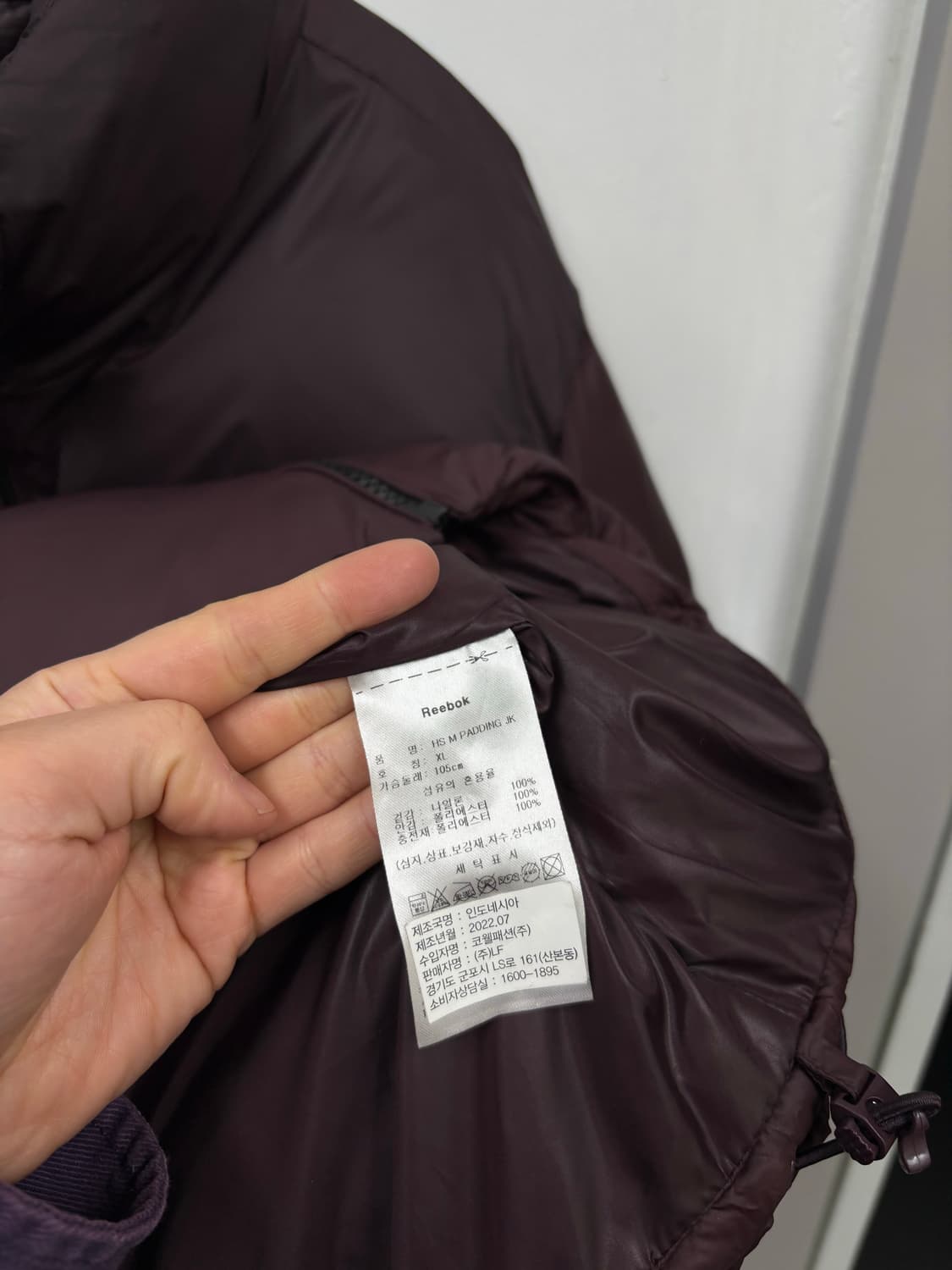 리복 올드스쿨 다운패딩 상품이미지6