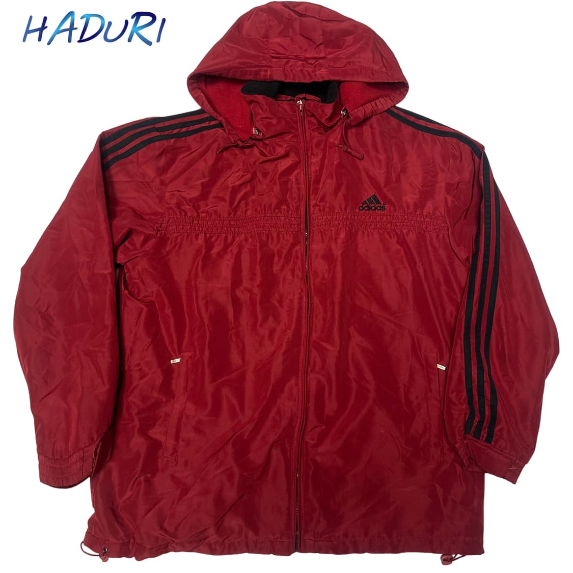 아디다스 00s 퍼포먼스로고 레드후드점퍼 105 상품이미지1