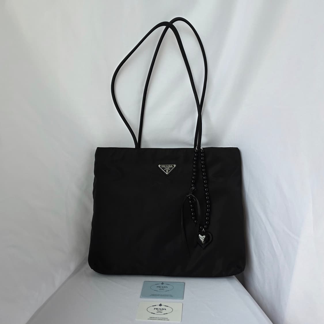 [정품 PRADA] 프라다 포코노 나일론 숄더백 쇼퍼백 라지 상품이미지1