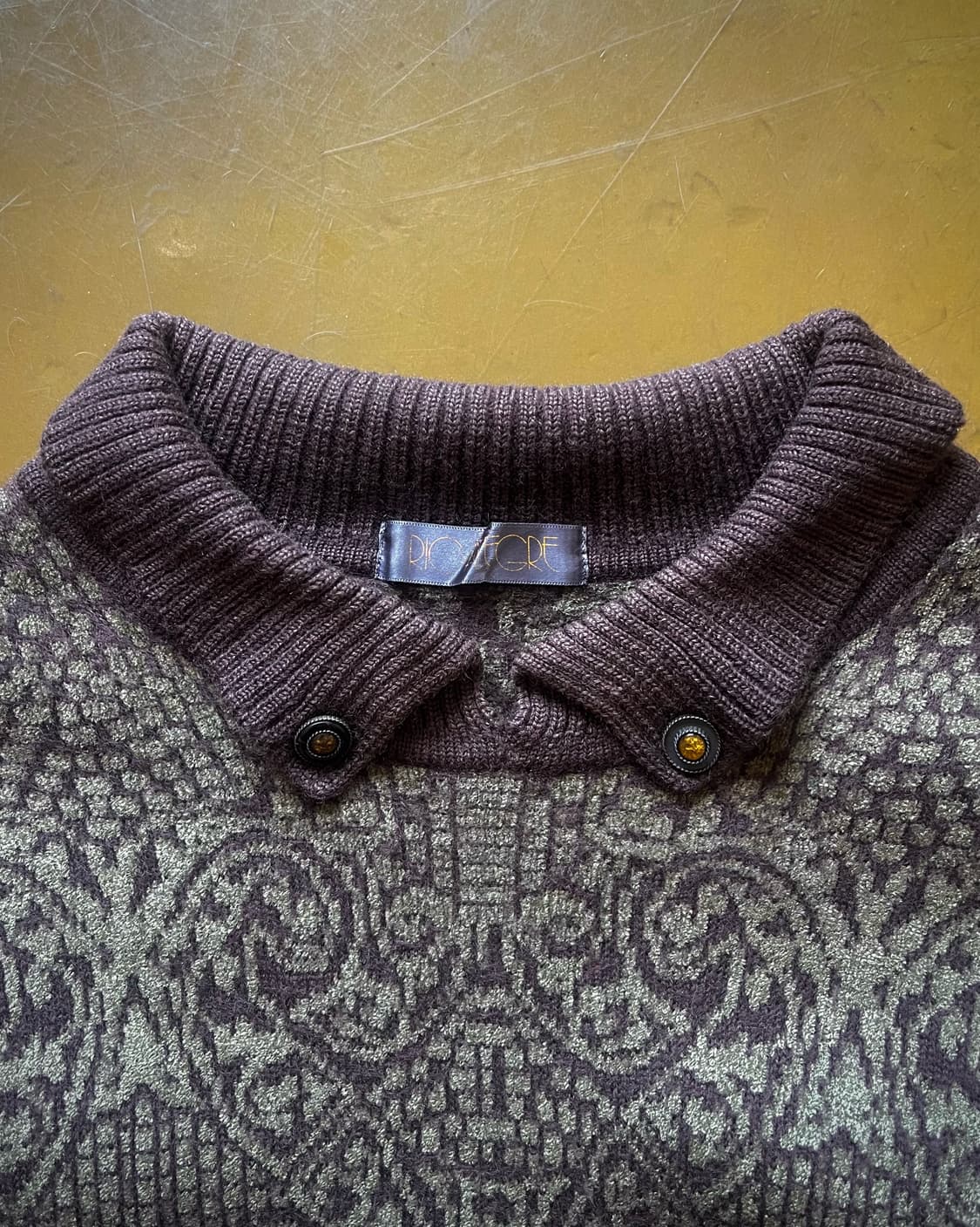 1980-90s Jpn Vintage Ethic 3D PK Knit 상품이미지5