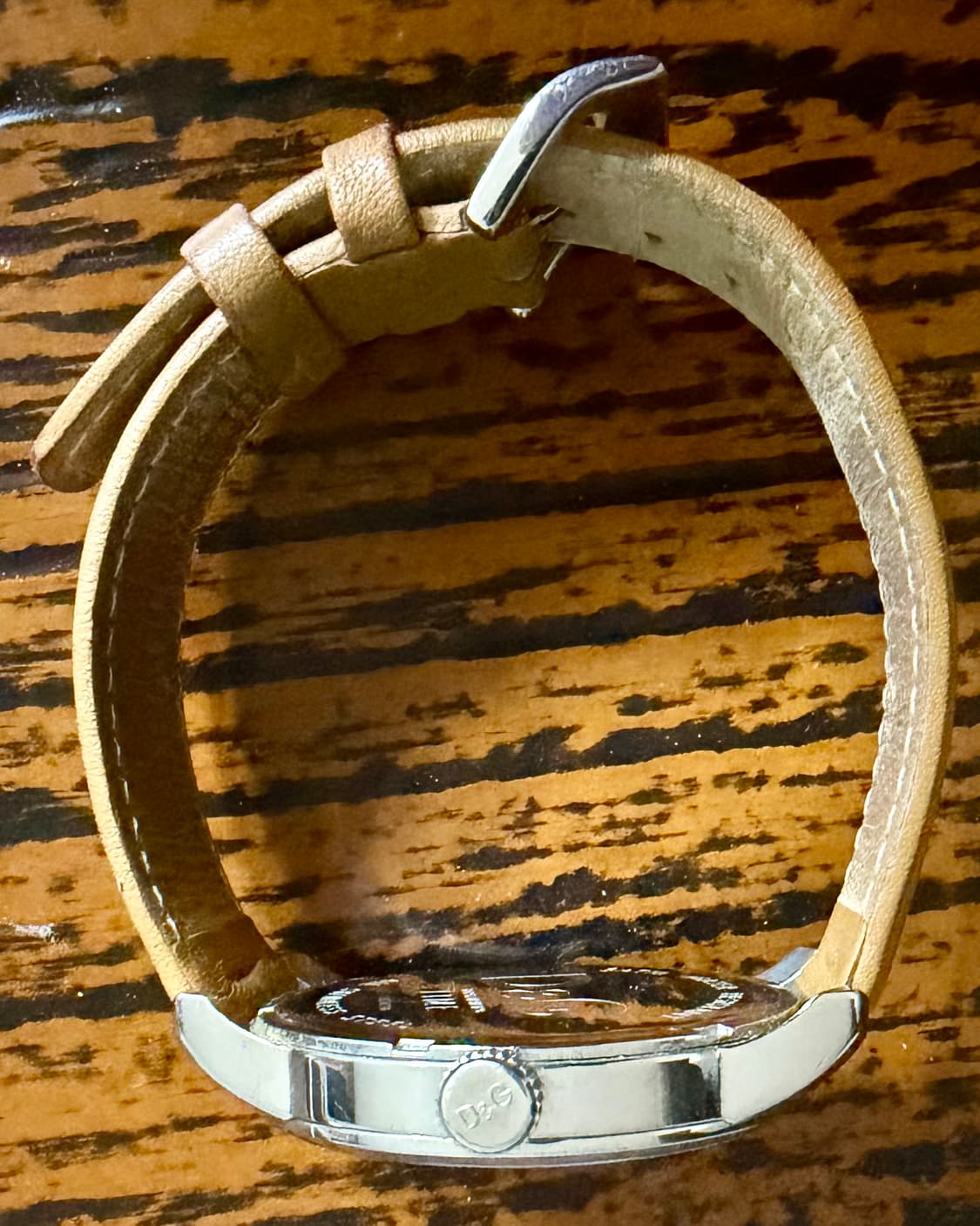 돌체앤가바나 D&G Time 명품 남성 가죽 손목 시계 워치 박스 포증서 상품이미지5